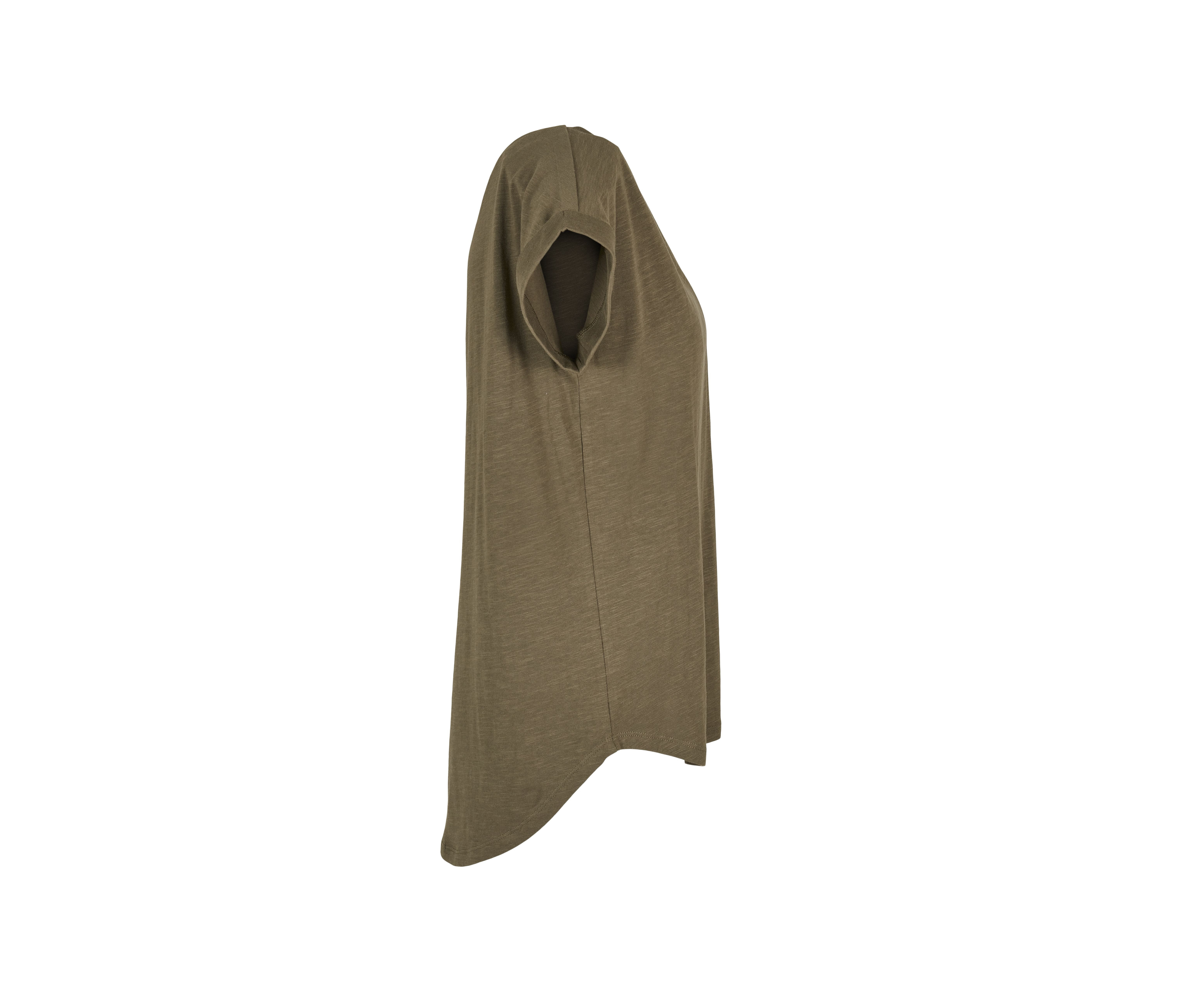 LADIES LONG SLUB TEE