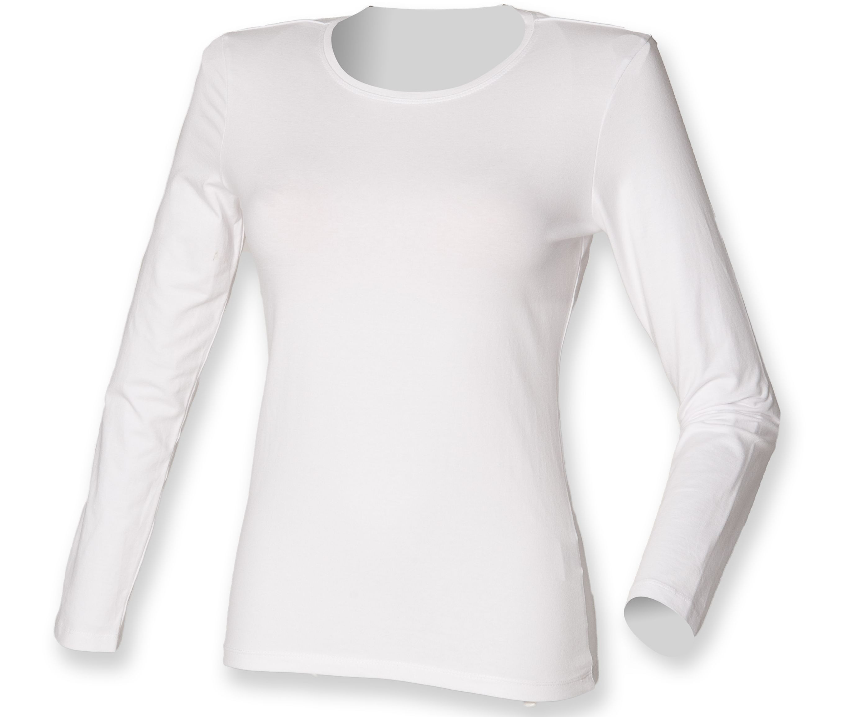 LADIES FEEL GOOD LONG SLEEVED STRETCH T