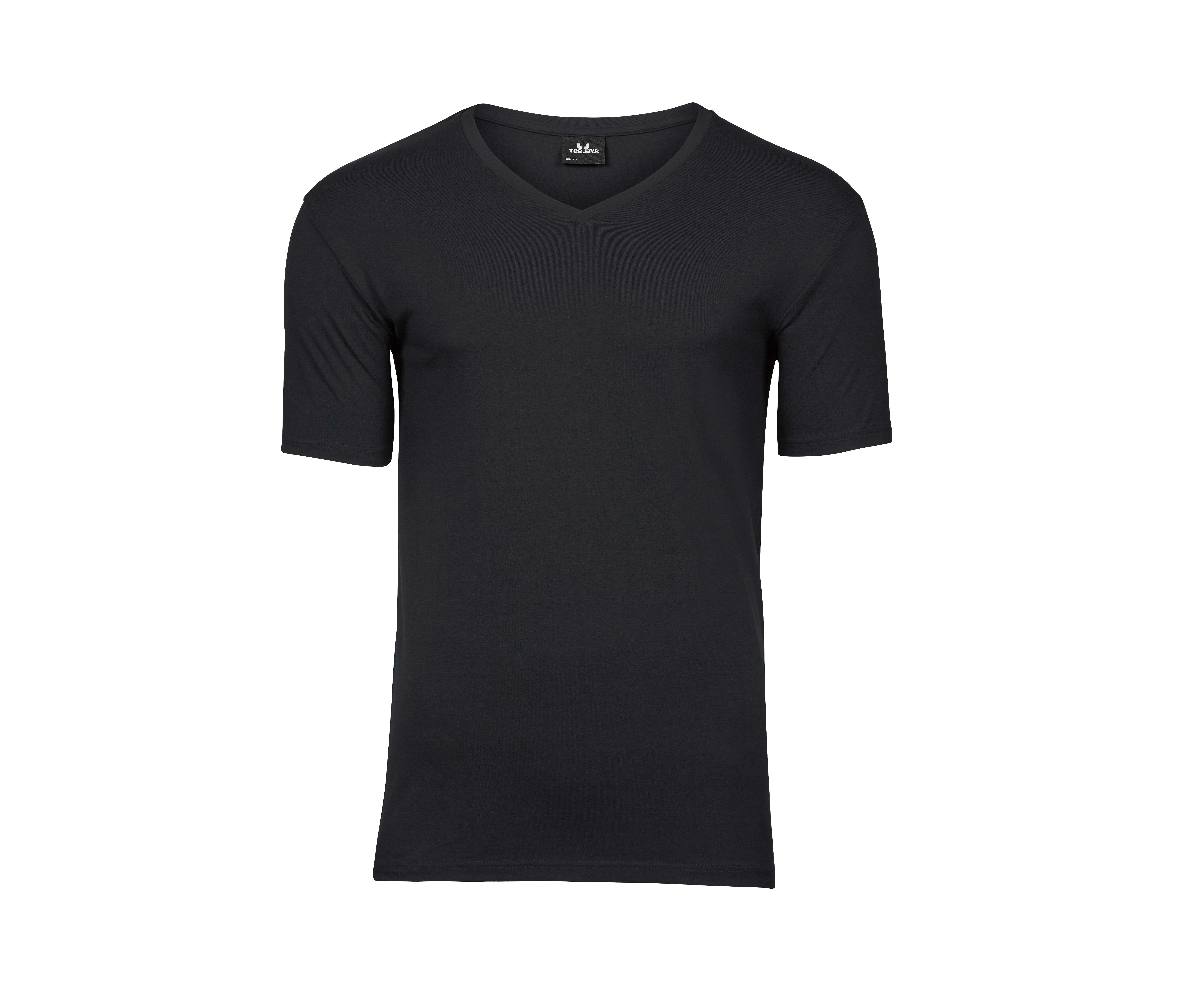 STRETCH V-NECK TEE