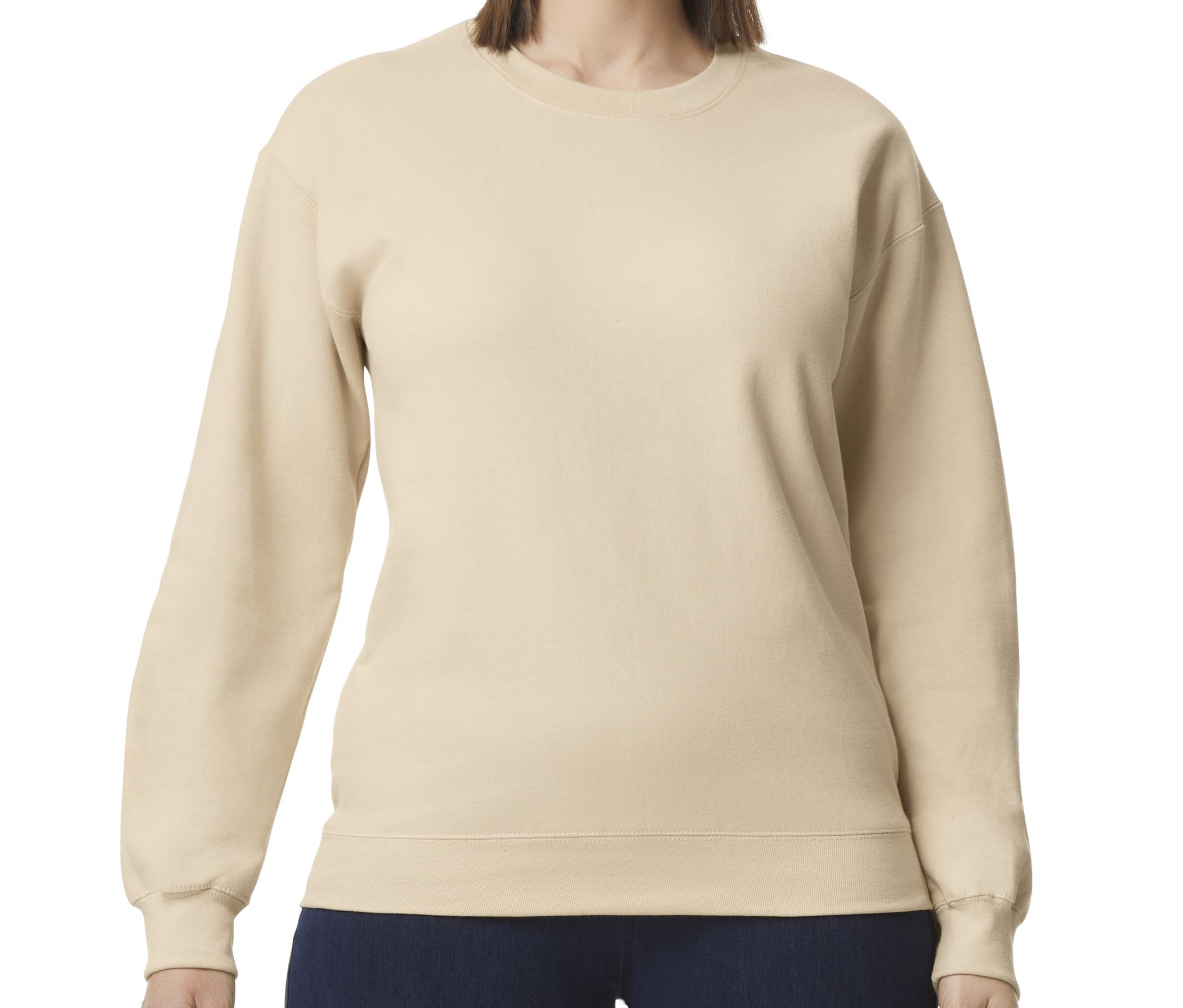 SOFTSTYLE MIDWEIGHT FLEECE ADULT CREWNECK