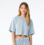 WOMEN'S HEAVYWEIGHT WASHED CROPPED TEE