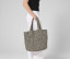 LEOPARD PRINT CANVAS SHOPPER